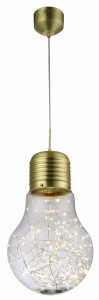 Lampa wisząca do jadalni Acerto ALTAL złota