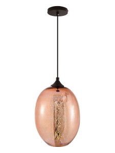 Wisząca lampa Acerto do salonu VIRGO miedziana 