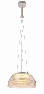 Lampa wisząca do salonu Acerto Vela 40W bursztynowa