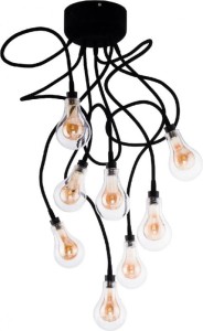 Lampa wisząca Acerto Betula 24W czarna