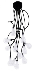 Lampa wisząca Acerto Betula 36W czarna