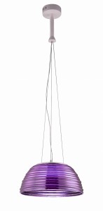 Lampa wisząca do salonu Acerto Vela 40W fioletowa