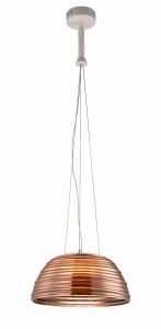 Lampa wisząca do salonu Acerto Vela 40W miedziana