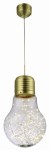 Wisząca lampa do jadalni Acerto ALTAL złota 5W