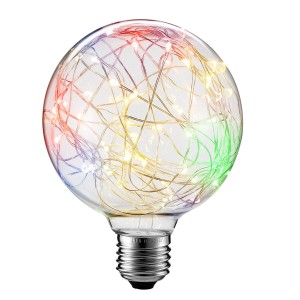 Żarówka Dekoracyjna LED FUTURA G125 E27 RGB