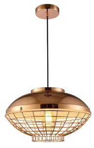 Lampa wisząca Ming 40W miedziana Acerto