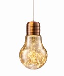Lampa wisząca do jadalni Acerto ALTAL bursztynowa