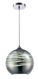 Lampa wisząca Acerto do salonu AURIGA chrom