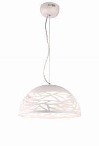 Lampa wisząca do jadalni Teja 30W biała Acerto